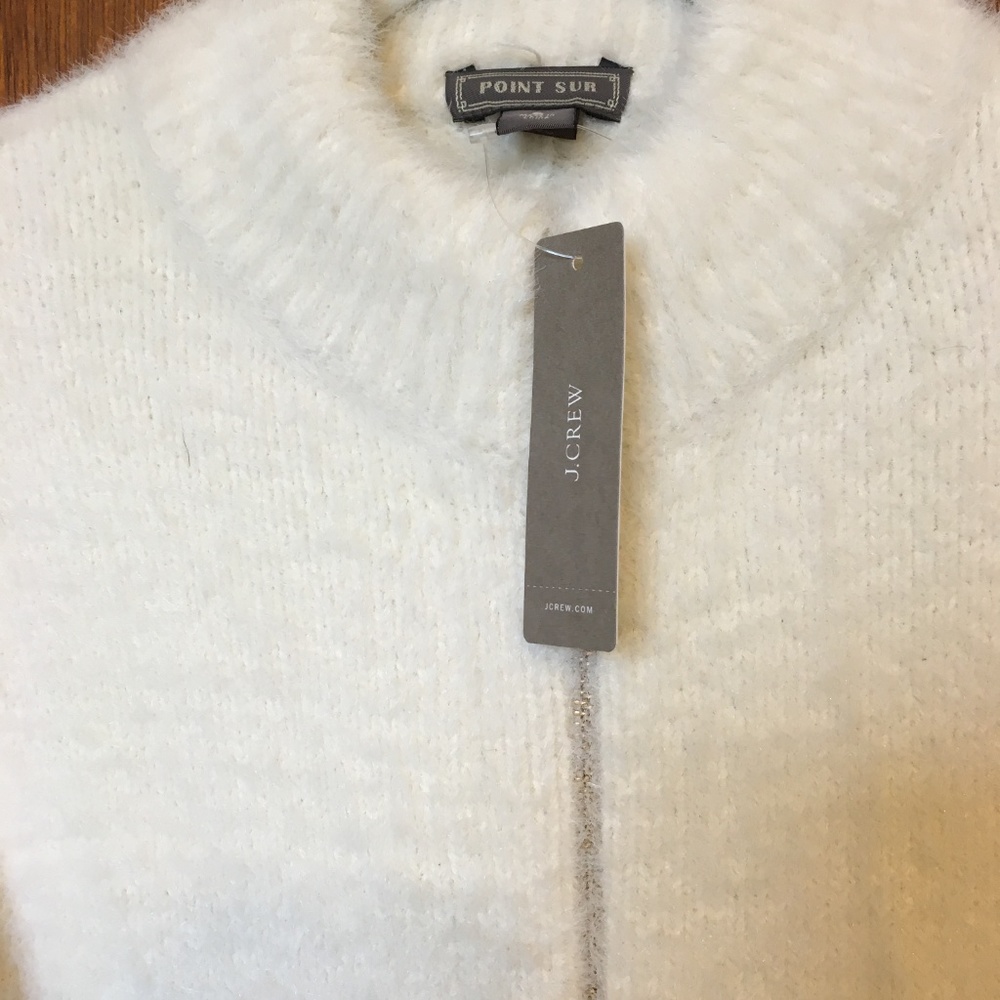 J. Crew Point Sur Fuzzy Jacket cardigan - Picture 3 of 4